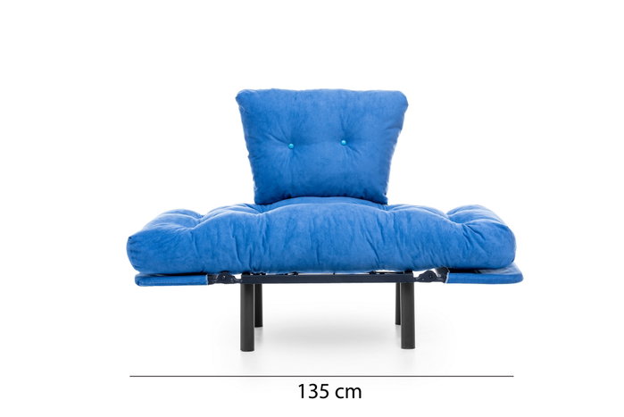 Atelier Del Sofa Nitta Single - Sillón de orejas Azul